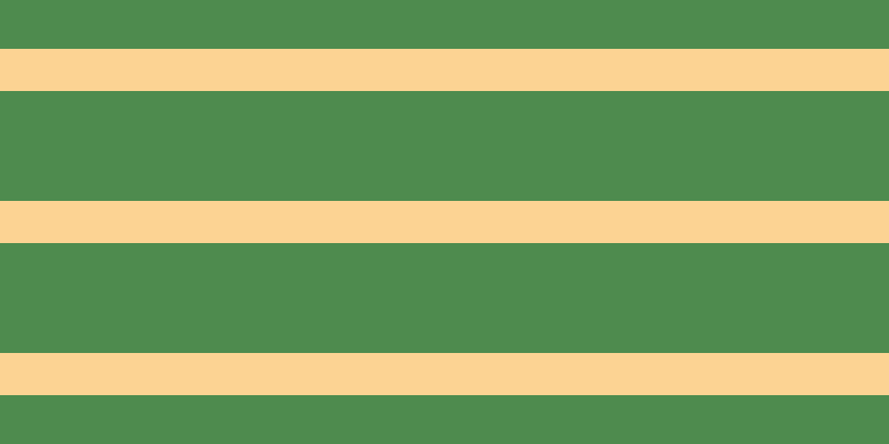 #4e8b4e, #fcd393 horizontal lines, thirty-eight pixels wide, ninety-nine pixels apart
