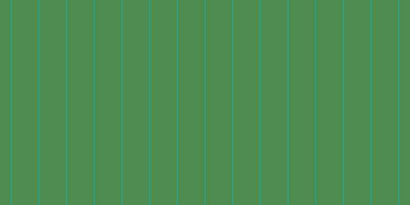 #4e8b4e, #25a393 vertical lines, two pixels wide, fifty-two pixels apart