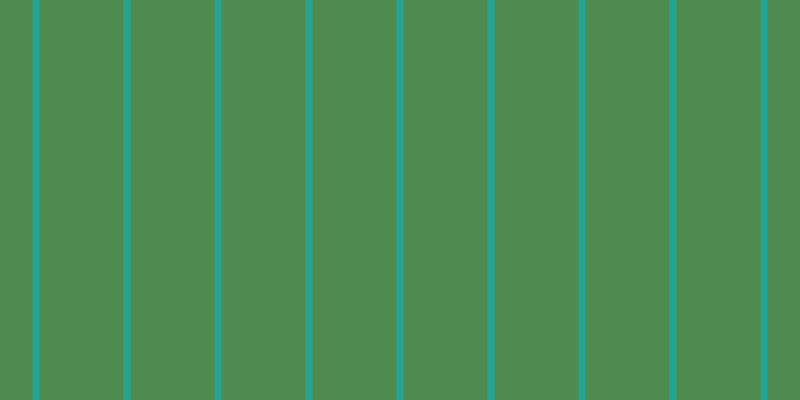 #4e8b4e, #25a393 vertical lines, seven pixels wide, eighty-four pixels apart