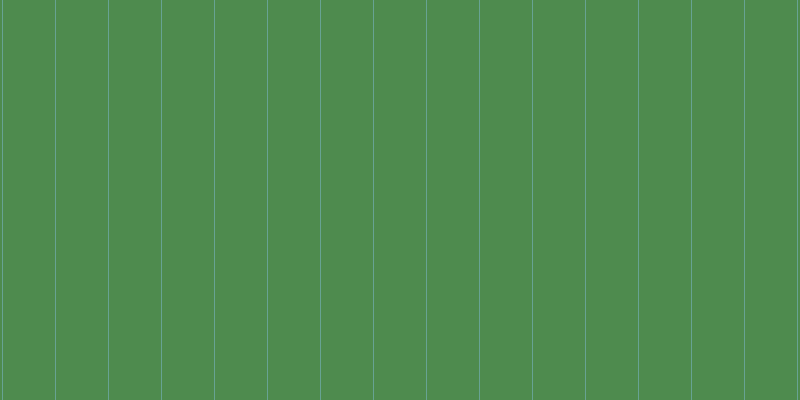 #4e8b4e, #67a393 vertical lines, one pixels wide, fifty-two pixels apart