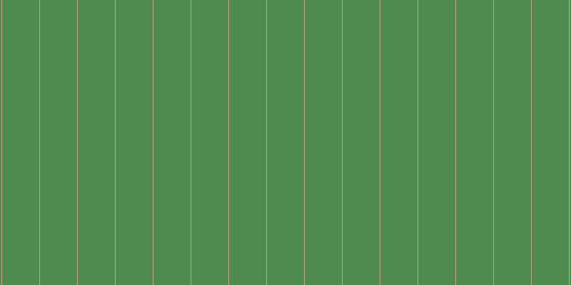 #4e8b4e, #caa393 vertical lines, one pixels wide, fifty-two pixels apart