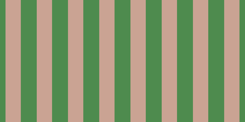 #4e8b4e, #caa393 vertical lines, fifty pixels wide, fifty-two pixels apart