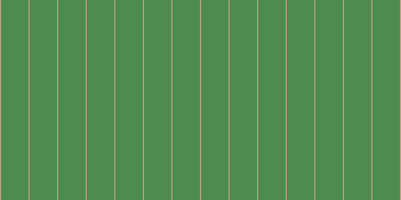 #4e8b4e, #caa393 vertical lines, two pixels wide, fifty-five pixels apart