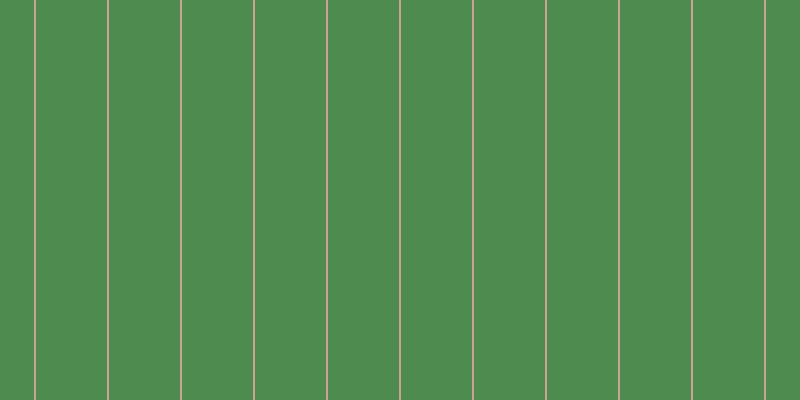 #4e8b4e, #caa393 vertical lines, two pixels wide, seventy-one pixels apart