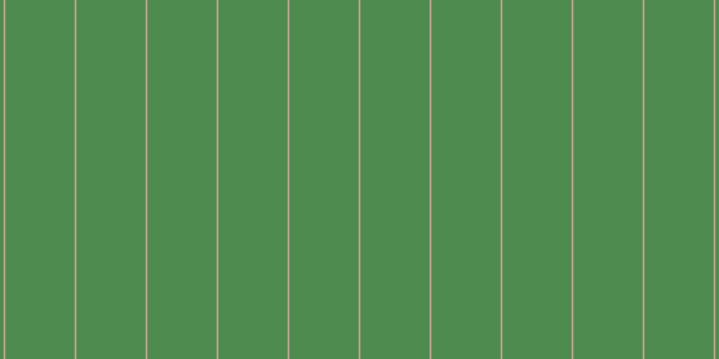 #4e8b4e, #caa393 vertical lines, two pixels wide, seventy-seven pixels apart
