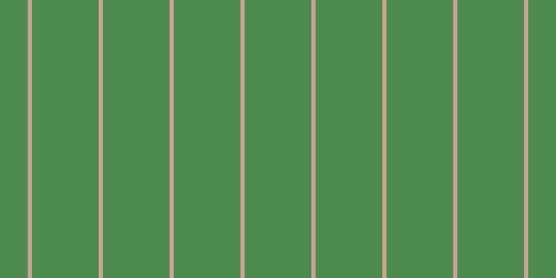 #4e8b4e, #caa393 vertical lines, six pixels wide, ninety-six pixels apart
