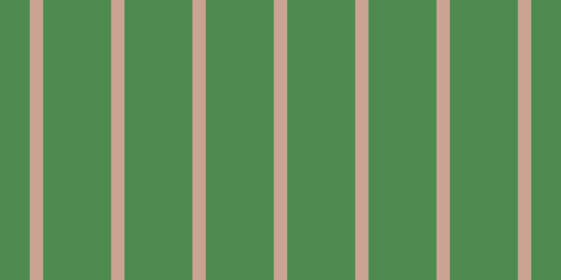 #4e8b4e, #caa393 vertical lines, nineteen pixels wide, ninety-seven pixels apart