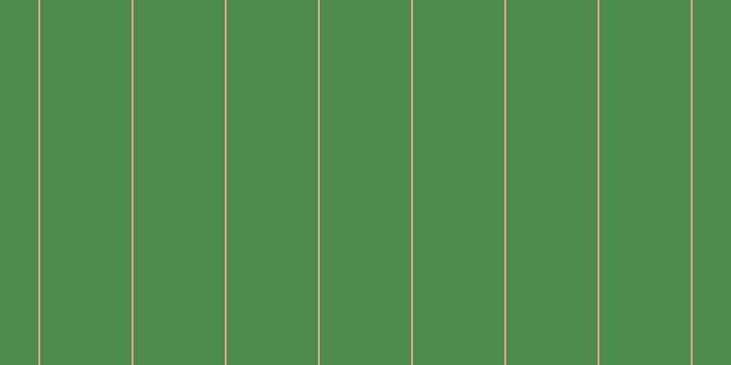 #4e8b4e, #eba393 vertical lines, two pixels wide, one hundred pixels apart