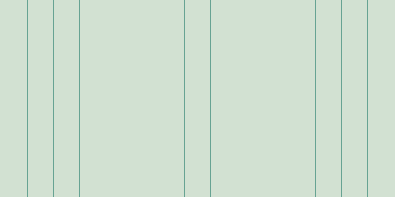 #4e8b4e (25%), #67a393 vertical lines, one pixels wide, fifty-two pixels apart