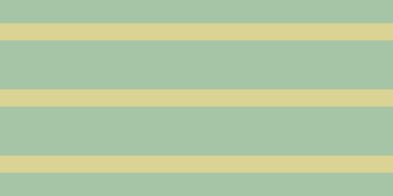 #4e8b4e (50%), #dbd393 horizontal lines, thirty-five pixels wide, one hundred pixels apart