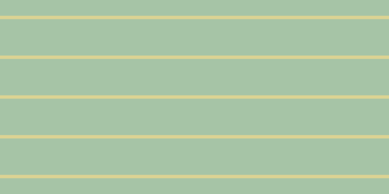 #4e8b4e (50%), #dbd393 horizontal lines, seven pixels wide, seventy-five pixels apart