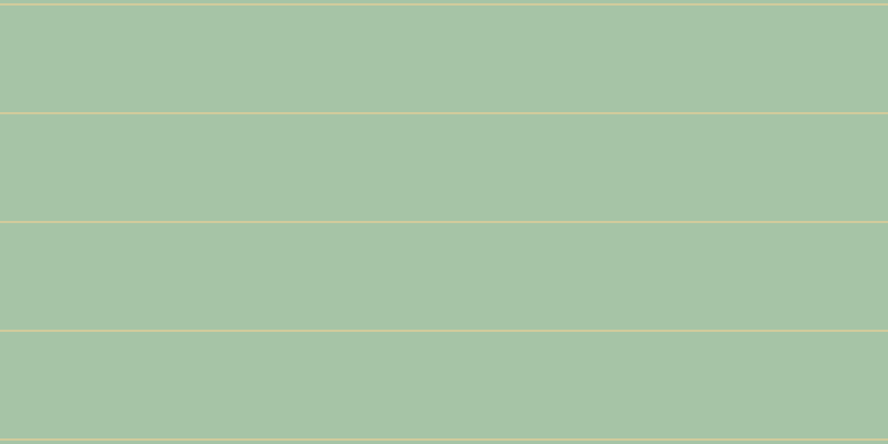 #4e8b4e (50%), #fcd393 horizontal lines, one pixels wide, ninety-seven pixels apart