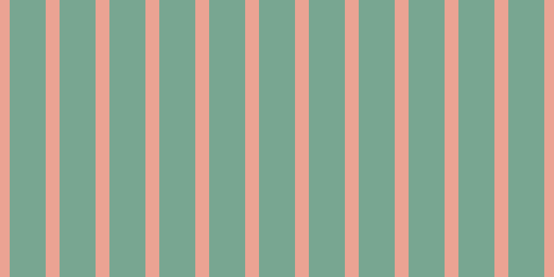 #4e8b6f (75%), #eba393 vertical lines, twenty pixels wide, fifty-two pixels apart