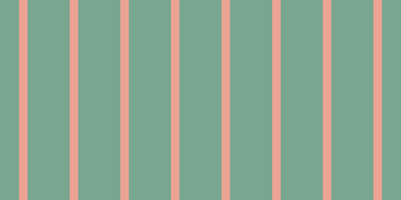 #4e8b6f (75%), #eba393 vertical lines, seventeen pixels wide, eighty-four pixels apart