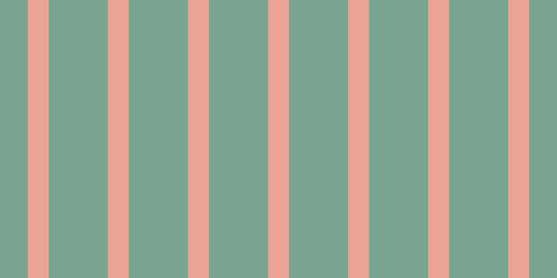 #4e8b6f (75%), #eba393 vertical lines, thirty pixels wide, eighty-five pixels apart