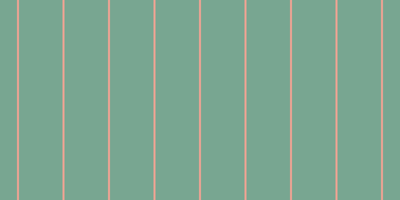 #4e8b6f (75%), #eba393 vertical lines, four pixels wide, eighty-seven pixels apart