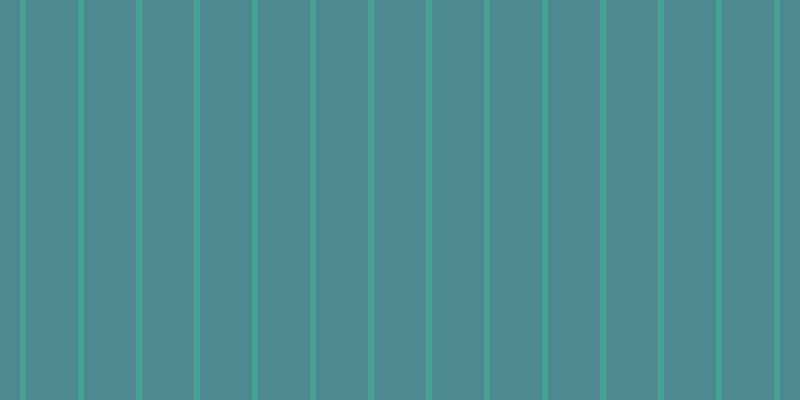 #4e8b90, #46a393 vertical lines, six pixels wide, fifty-two pixels apart
