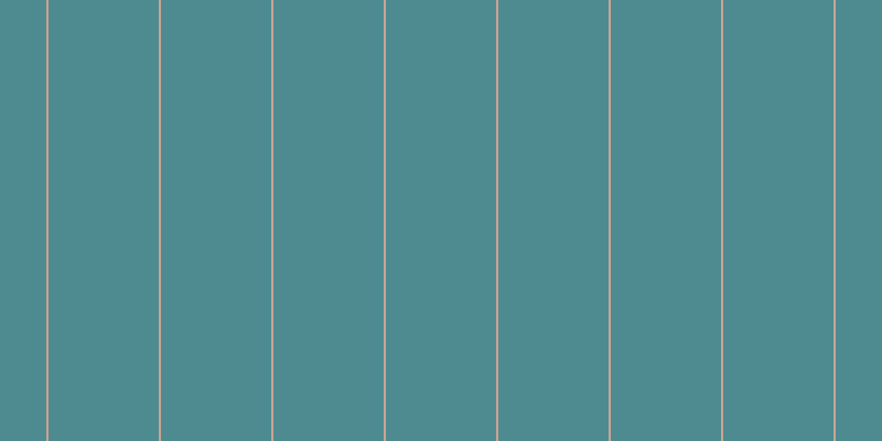 #4e8b90, #caa393 vertical lines, two pixels wide, one hundred pixels apart