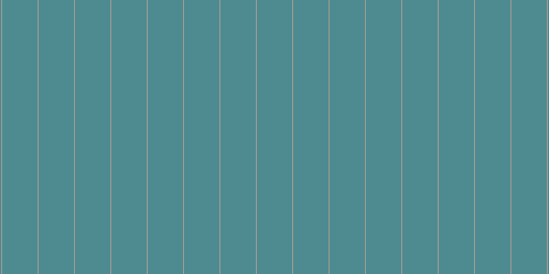 #4e8b90, #caa393 vertical lines, one pixels wide, fifty-two pixels apart