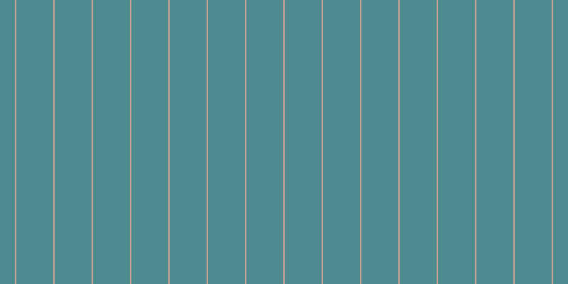#4e8b90, #caa393 vertical lines, two pixels wide, fifty-two pixels apart