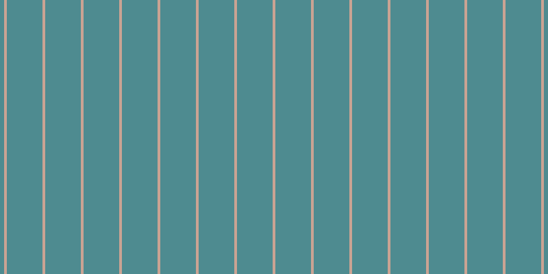 #4e8b90, #caa393 vertical lines, four pixels wide, fifty-two pixels apart