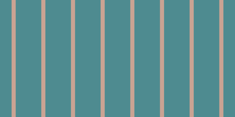 #4e8b90, #caa393 vertical lines, fourteen pixels wide, eighty-seven pixels apart