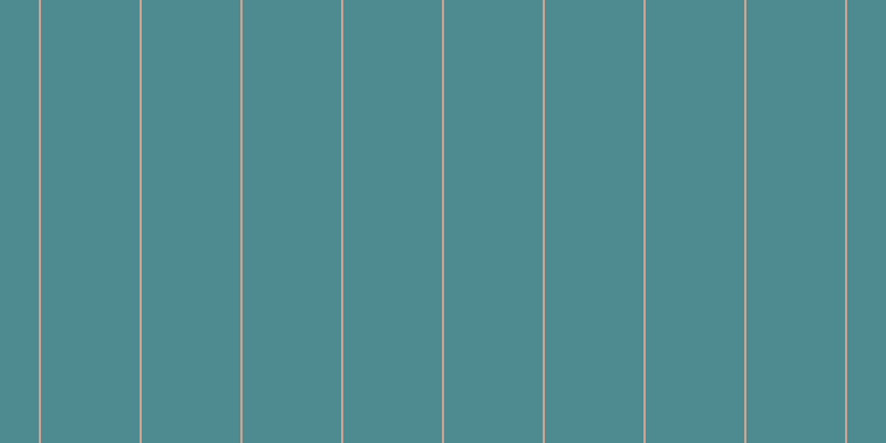 #4e8b90, #caa393 vertical lines, two pixels wide, eighty-nine pixels apart