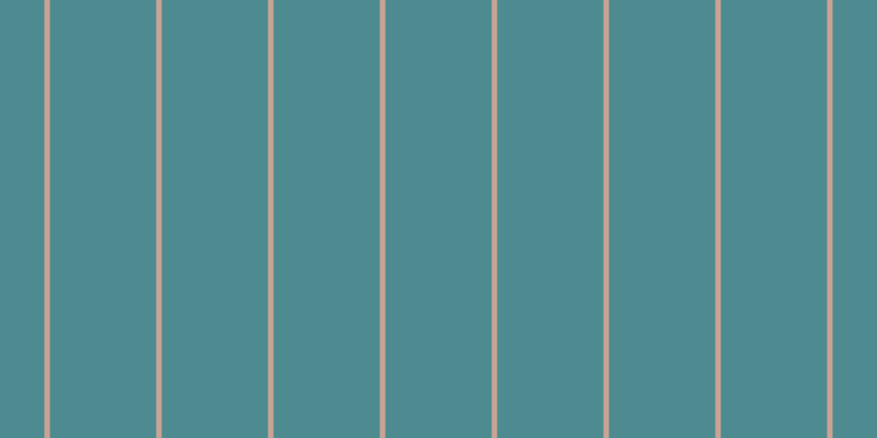 #4e8b90, #caa393 vertical lines, five pixels wide, ninety-seven pixels apart