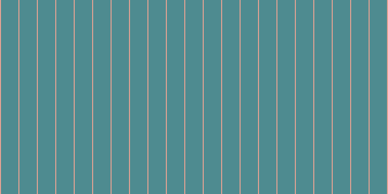 #4e8b90, #eba393 vertical lines, two pixels wide, thirty-six pixels apart