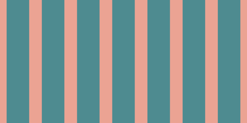 #4e8b90, #eba393 vertical lines, forty-one pixels wide, seventy-three pixels apart