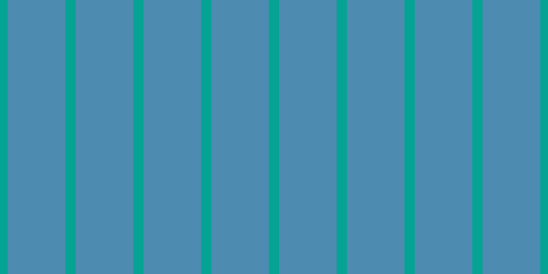 #4e8bb1, #04a393 vertical lines, fifteen pixels wide, eighty-four pixels apart