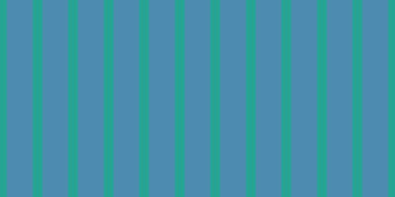 #4e8bb1, #25a393 vertical lines, twenty pixels wide, fifty-two pixels apart