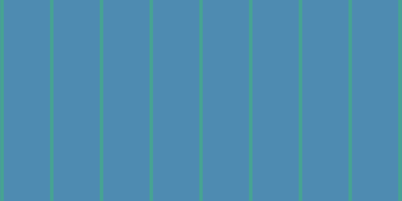 #4e8bb1, #46a393 vertical lines, seven pixels wide, ninety-two pixels apart