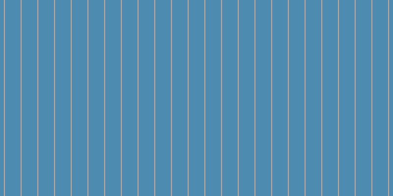 #4e8bb1, #caa393 vertical lines, two pixels wide, thirty-two pixels apart