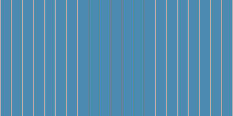 #4e8bb1, #caa393 vertical lines, two pixels wide, thirty-six pixels apart