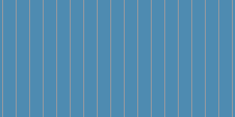 #4e8bb1, #caa393 vertical lines, two pixels wide, forty-four pixels apart