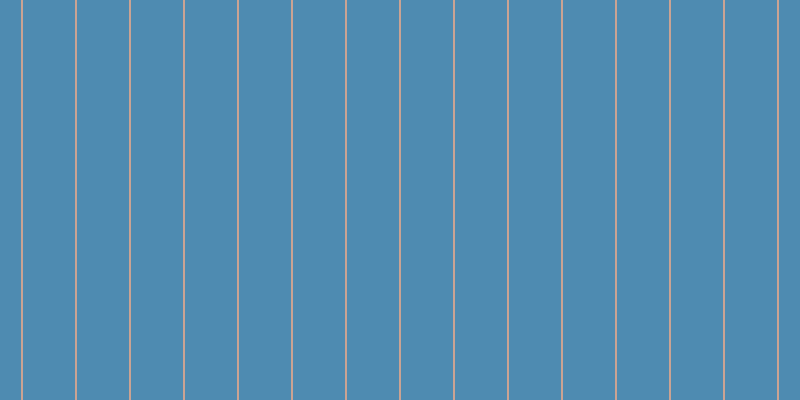#4e8bb1, #caa393 vertical lines, two pixels wide, fifty-two pixels apart