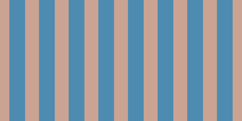 #4e8bb1, #caa393 vertical lines, forty-six pixels wide, fifty-two pixels apart