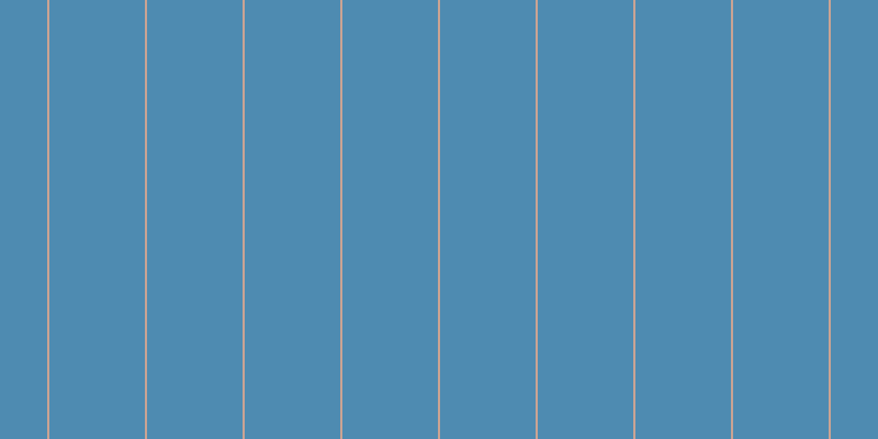 #4e8bb1, #caa393 vertical lines, two pixels wide, eighty-seven pixels apart