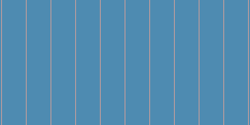 #4e8bb1, #eba393 vertical lines, two pixels wide, seventy-seven pixels apart