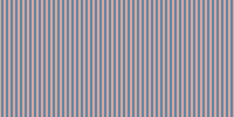 #4e8bb1, #eba393 vertical lines, eight pixels wide, eight pixels apart