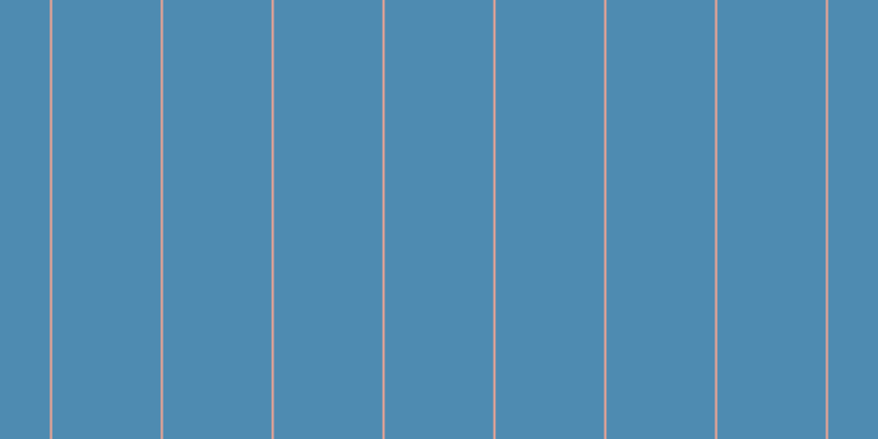 #4e8bb1, #eba393 vertical lines, two pixels wide, ninety-nine pixels apart