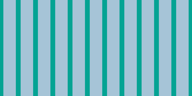 #4e8bb1 (50%), #04a393 vertical lines, twenty pixels wide, fifty-two pixels apart
