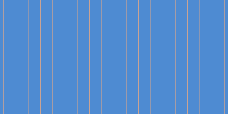 #4e8bd2, #caa393 vertical lines, two pixels wide, forty-one pixels apart