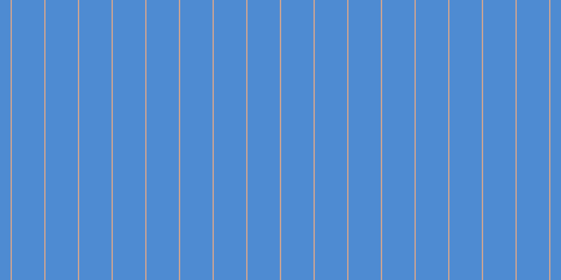 #4e8bd2, #caa393 vertical lines, two pixels wide, forty-six pixels apart
