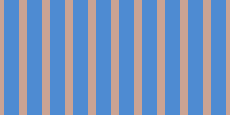 #4e8bd2, #caa393 vertical lines, twenty-eight pixels wide, fifty-two pixels apart