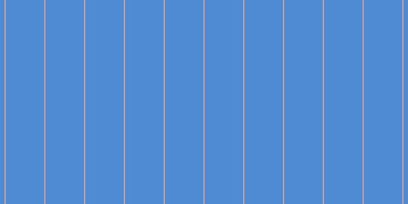 #4e8bd2, #eba393 vertical lines, two pixels wide, seventy-six pixels apart