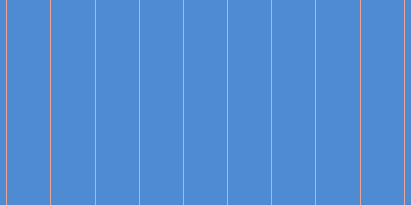 #4e8bd2, #eba393 vertical lines, two pixels wide, eighty-four pixels apart