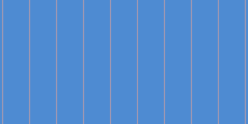 #4e8bd2, #eba393 vertical lines, two pixels wide, eighty-five pixels apart