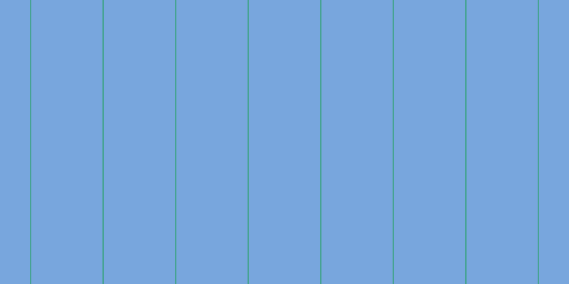 #4e8bd2 (75%), #46a393 vertical lines, two pixels wide, one hundred pixels apart